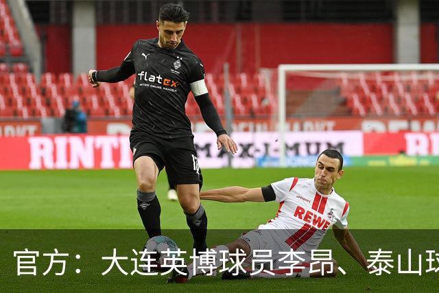 官方：大连英博球员李昂、泰山球员刘彬彬租借加盟武汉三镇
